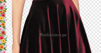 Minifalda latex color vino