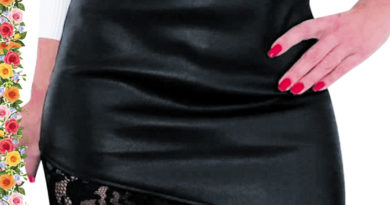 minifalda-recta-en-latex-y-guipur-color-negro